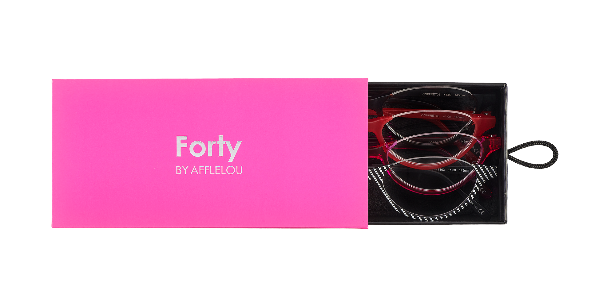 Lunettes de lecture AFFLELOU FORTY COFFRET03 CHAT +1.00 COFFRET03 CHAT +1.00