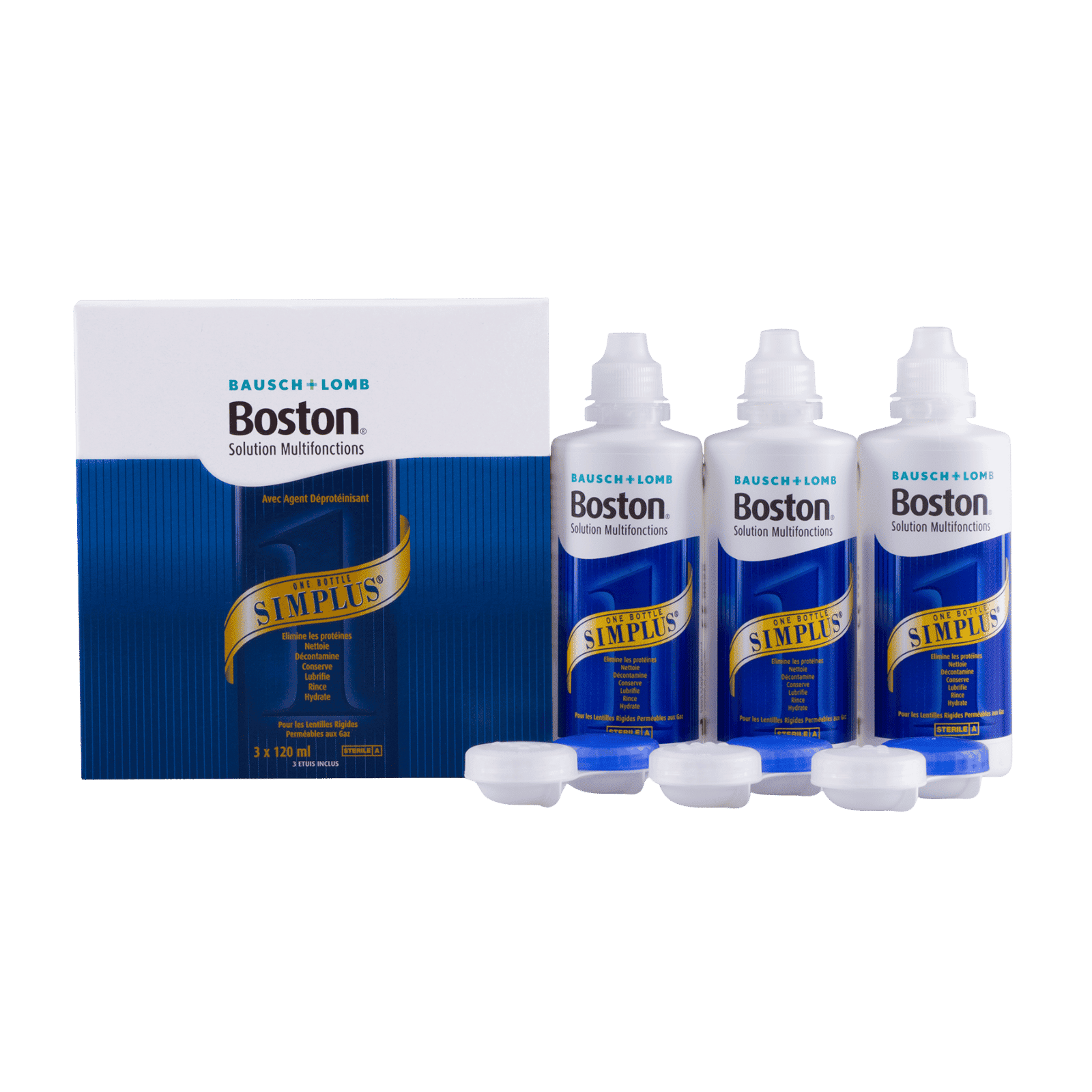 Onderhoudsoplossing Boston Simplus 3x120ml 