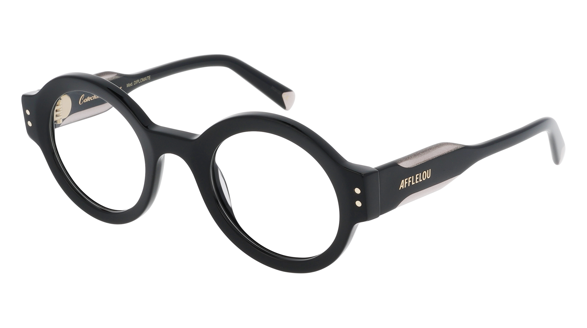 Lunettes de vue AFFLELOU CARACTÈRES DIPLOMATE CM326 BKGD 4524
